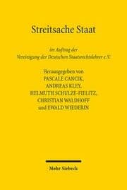 Cover von Streitsache Staat