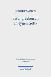 Cover von 'Wyr gleuben all an eynen Gott'