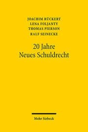 Cover von 20 Jahre Neues Schuldrecht