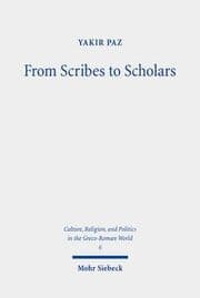 Cover von From Scribes to Scholars