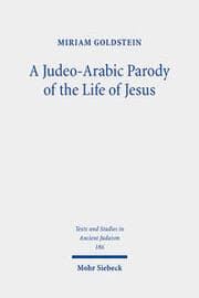 Cover von A Judeo-Arabic Parody of the Life of Jesus