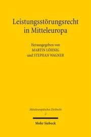 Cover von Leistungsstörungsrecht in Mitteleuropa
