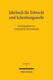 Cover von Jahrbuch für Erbrecht und Schenkungsrecht