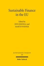 Cover von Sustainable Finance in the EU