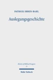 Cover von Auslegungsgeschichte