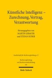 Cover von Künstliche Intelligenz - Zurechnung, Vertrag, Verantwortung