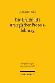 Cover von Die Legitimität strategischer Prozessführung