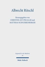 Cover von Albrecht Ritschl