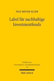 Cover von Label für nachhaltige Investmentfonds