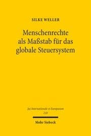 Cover von Menschenrechte als Maßstab für das globale Steuersystem