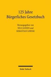 Cover von 125 Jahre Bürgerliches Gesetzbuch