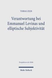 Cover von Verantwortung bei Emmanuel Levinas und elliptische Subjektivität