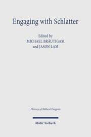Cover von Engaging with Schlatter