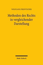 Cover von Methoden des Rechts in vergleichender Darstellung