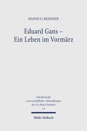Cover von Eduard Gans