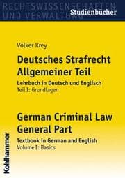 Cover von Deutsches Strafrecht, Allgemeiner Teil 1