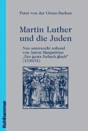 Cover von Martin Luther und die Juden