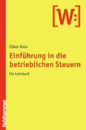 Cover von Einführung in die betrieblichen Steuern