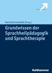 Cover von Grundwissen der Sprachheilpädagogik und Sprachtherapie