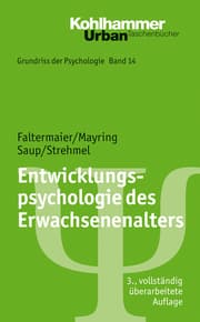 Cover von Entwicklungspsychologie des Erwachsenenalters