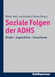 Cover von Soziale Folgen der ADHS