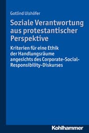 Cover von Soziale Verantwortung aus protestantischer Perspektive