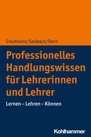 Cover von Professionelles Handlungswissen für Lehrerinnen und Lehrer