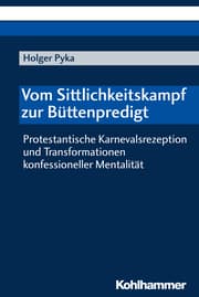 Cover von Vom Sittlichkeitskampf zur Büttenpredigt