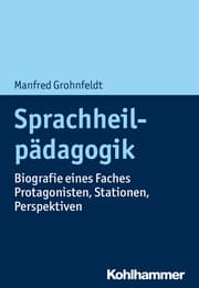 Cover von Sprachheilpädagogik