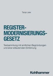 Cover von Registermodernisierungsgesetz