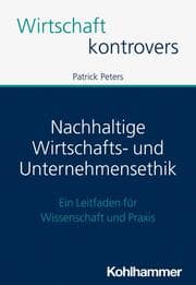 Cover von Nachhaltige Wirtschafts- und Unternehmensethik