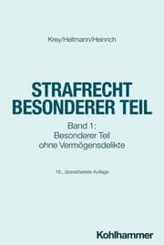 Cover von Strafrecht Besonderer Teil