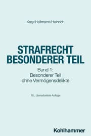 Cover von Strafrecht Besonderer Teil