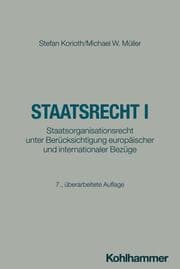 Cover von Staatsrecht I