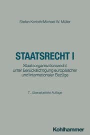 Cover von Staatsrecht I