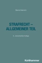 Cover von Strafrecht - Allgemeiner Teil