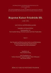 Cover von Regesten Kaiser Friedrichs III. (1440-1493)