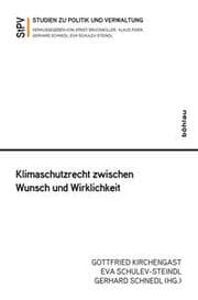 Cover von Klimaschutzrecht zwischen Wunsch und Wirklichkeit