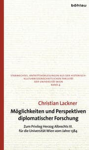 Cover von Möglichkeiten und Perspektiven diplomatischer Forschung