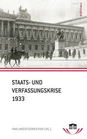 Cover von Staats- und Verfassungskrise 1933