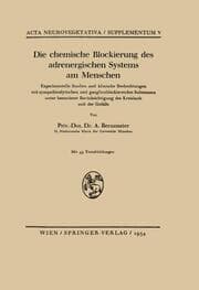 Cover von Die chemische Blockierung des adrenergischen Systems am Menschen