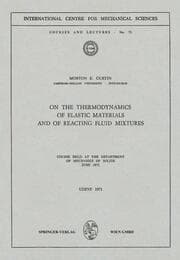 Cover von On the Thermodynamics of Elastic Materials and of Reacting Fluid Mixtures