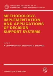 Cover von Methodology, Implementation and Applications of Decision Support Systems