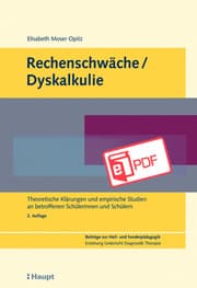 Cover von Rechenschwäche / Dyskalkulie