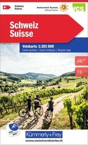 Cover von Kümmerly+Frey Velokarte Schweiz 1:301.000