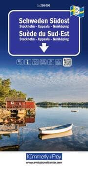 Cover von Kümmerly+Frey Regional-Strassenkarte 3 Schweden Südost 1:250.000