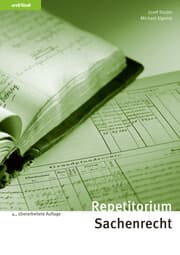 Cover von Repetitorium Sachenrecht