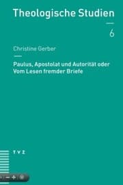 Cover von Paulus, Apostolat und Autorität oder Vom Lesen fremder Briefe