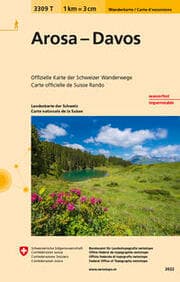 Cover von 3309T Arosa - Davos Wanderkarte