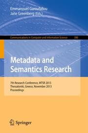 Cover von Metadata and Semantics Research